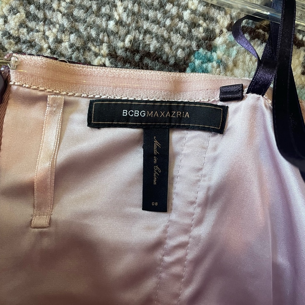 BCBG MaxAzria Strapless Cocktail Dress Size 8 - Picture 5 of 8